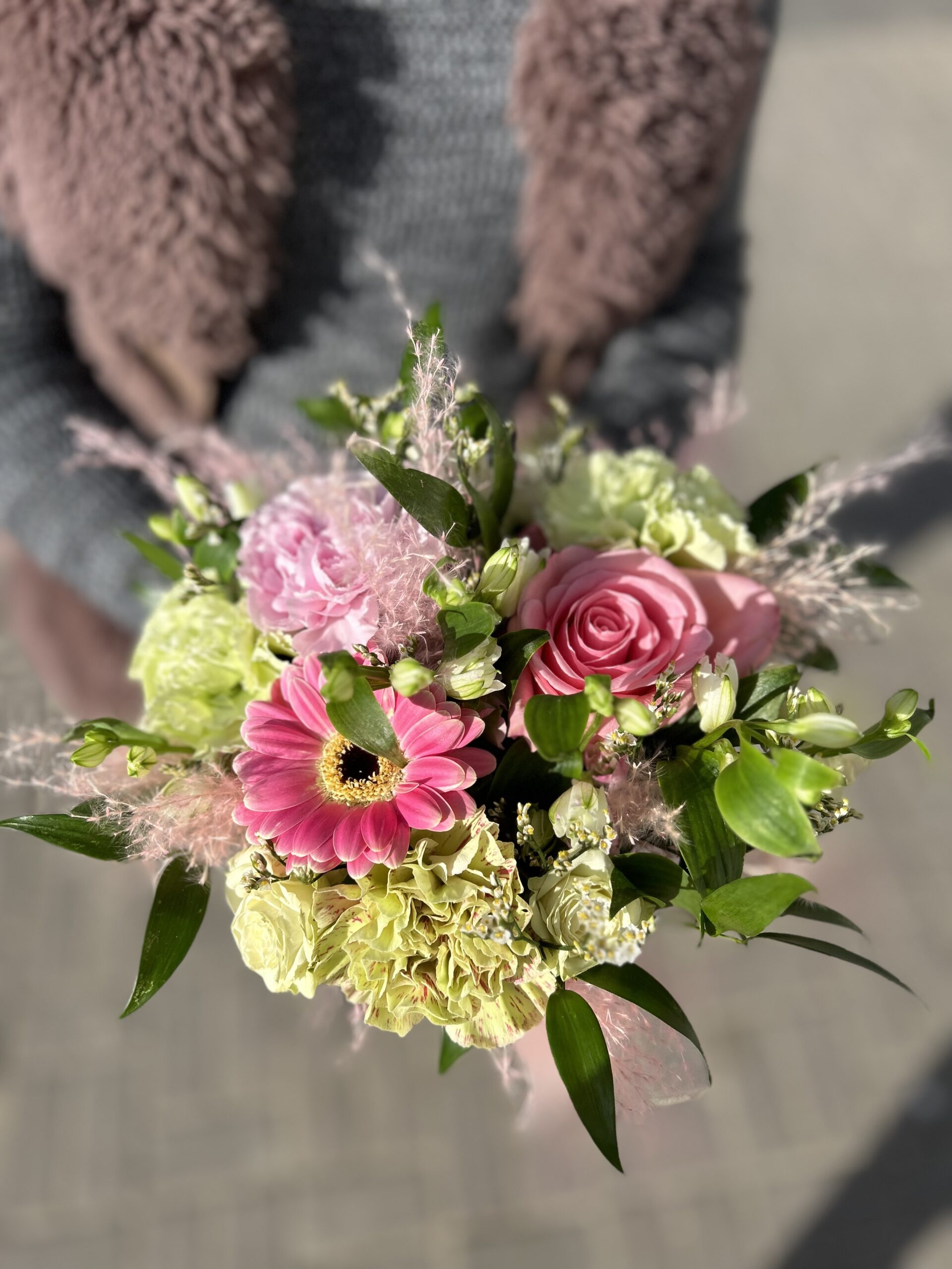 Flowerbox Kocham Cię Różowy